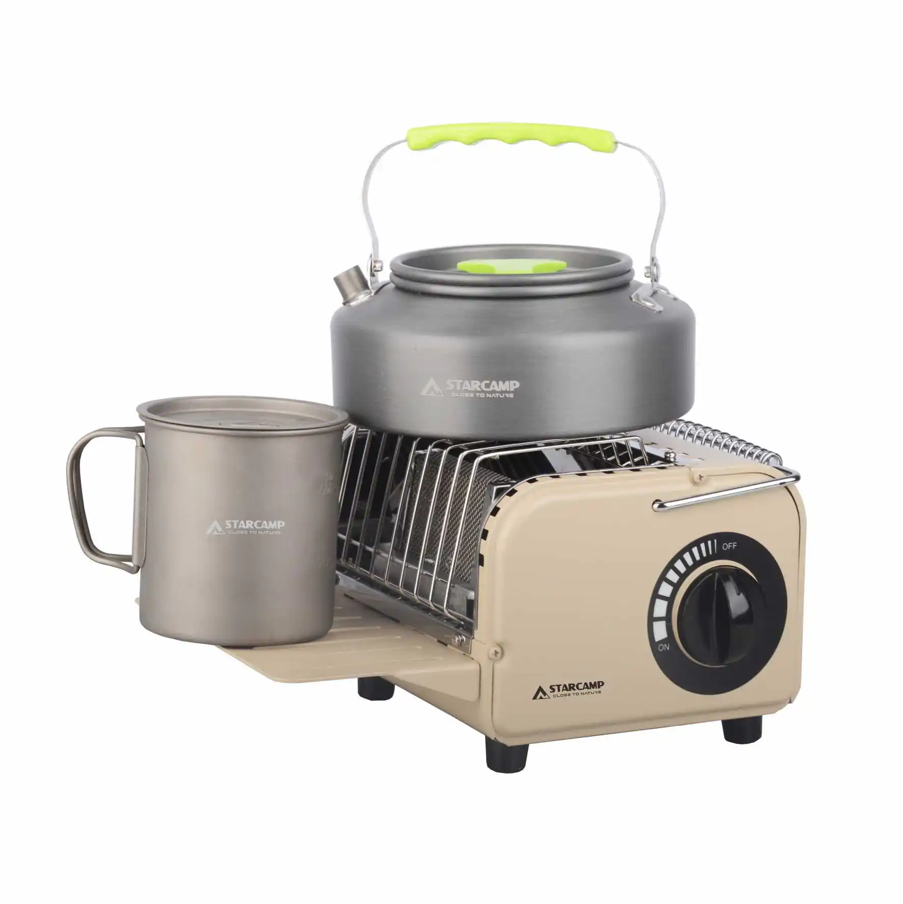 STARCAMP 1200W Portable Outdoor Camping Butane Gas Heater & Stove 2 IN 1