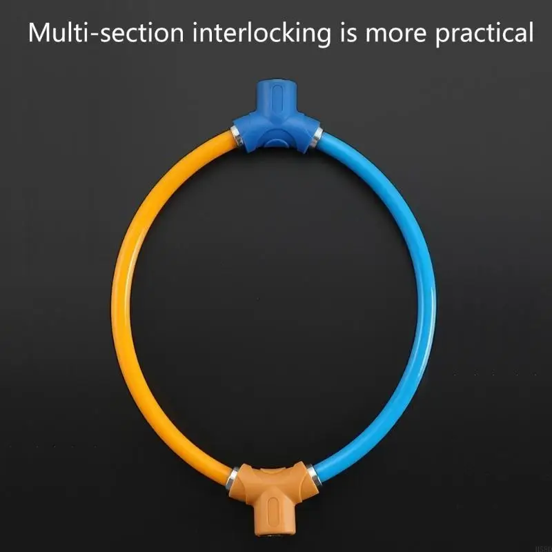 Bicycles Lock with Keys Lightweight Cycling Lock Rings Shaped Road Bike Lock 