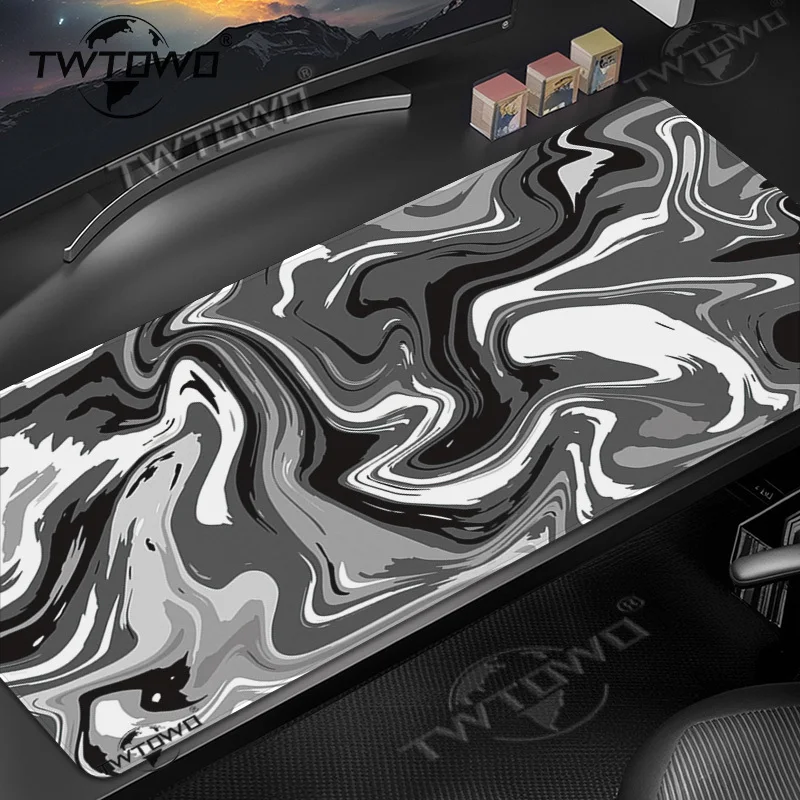mouse-pad-preto-e-branco-cinza-liquido-gamer-xl-hd-grande-personalizado-mousepad-xxl-macio-antiderrapante-desktop-mouse-pad-tapete-de-mesa