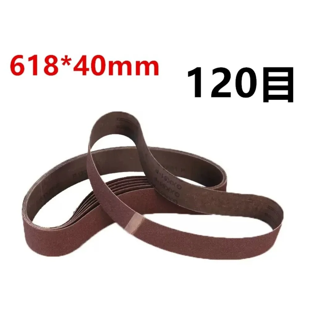 10PCS 618x40mm Aluminum Oxide Sanding Belts Abrasive Sanding Belts for Soft Metal Polishing Grinding Sander Replacement Belts
