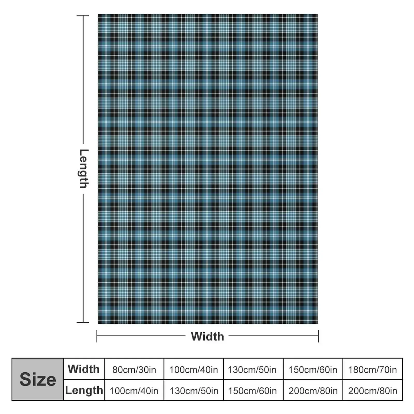 Clan Clark Tartan Throw Blanket Luxury Throw Beautifuls Blankets