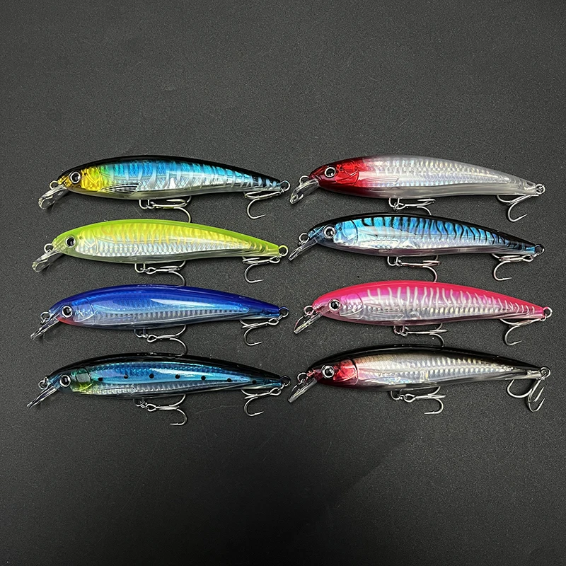 20pcs 140mm 41g Floating Minnow Fishing Lure Set Box Laser UV Artificial Bait Saltwater Long Casting Trolling Jerkbait Equipment