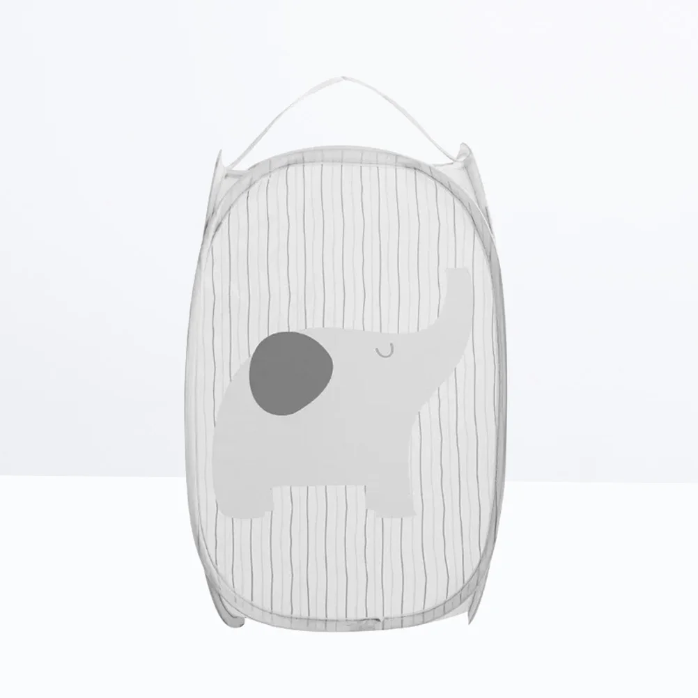 

Foldable Pop Up Mesh Hamper Large Capacity Sturdy Frame Easy Storage Side Pockets Laundry Basket Home Storage Solution