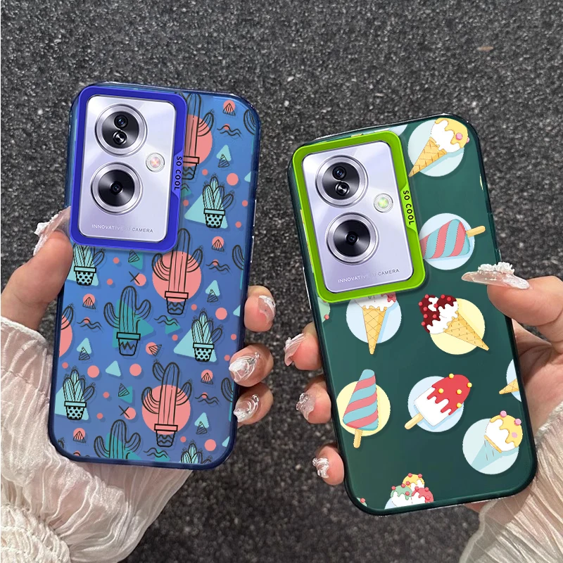 Strawberry watermelon For Oppo A79 A98 5G A17 A38 A54 A74 A78 A94 A40 A96 A60 4G Reno 6 8T 10 11 12 7Z 5 Find X3 Lite Phone Case