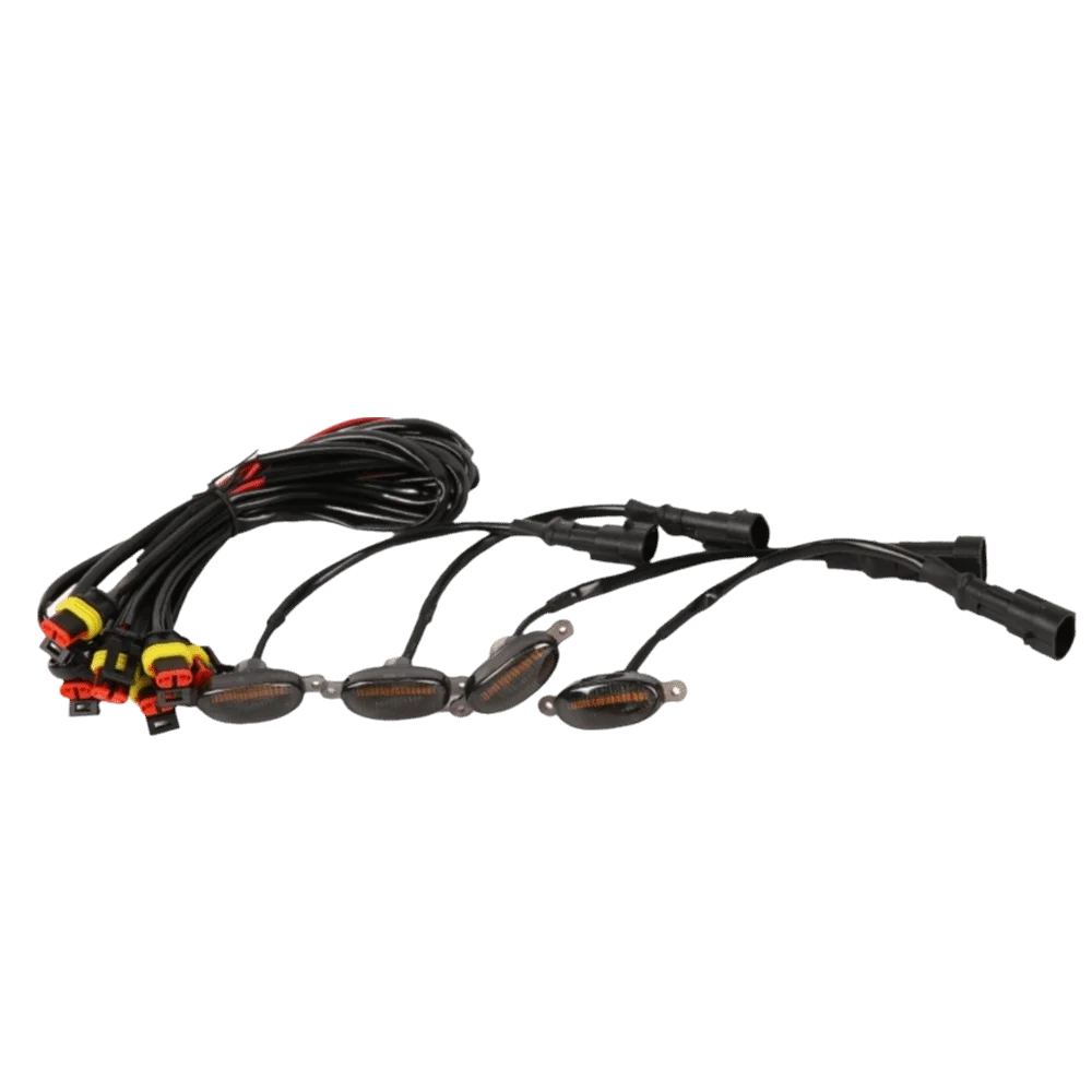 

Decoration Light 12LED Front Grille Light Flexible Waterproof Grill Light Universal Fit High Lumens Daytime Running Light SUV