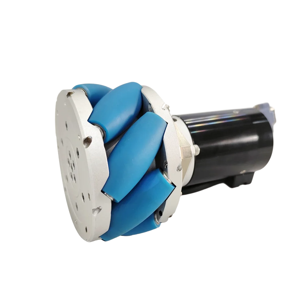 Venta directa de fábrica Omni omnidireccional Agv rueda servomotor rueda Mecanum integrada para carro de transferencia Agv
