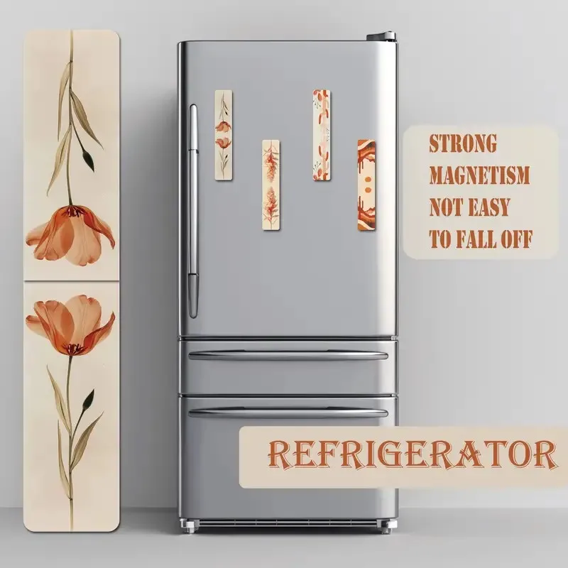 12 Stück magnetische Lesezeichen mit Kaktus- und Blumenmuster, hochauflösender Druck, verschiedene Seitenmarkierungen aus Papier für Leser und Studenten