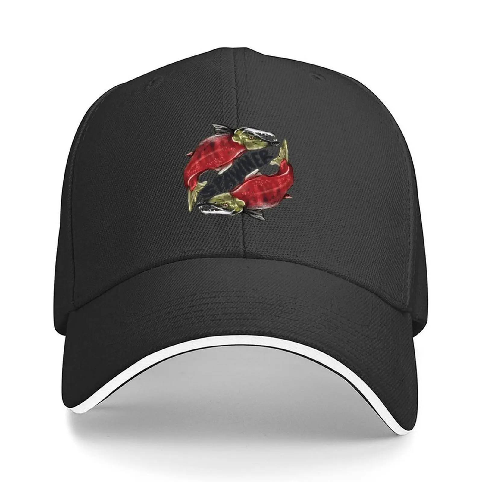 

Salmon Spawner Baseball Cap sun hat Custom Cap |-F-| Snapback Cap Designer Man Women's