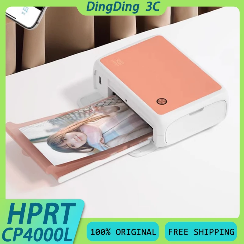 HPRT Photo Printer CP4000L Household Small Phone Photo Machine Photo Washing Color Portable Custom Mini Wireless Pocket Printer