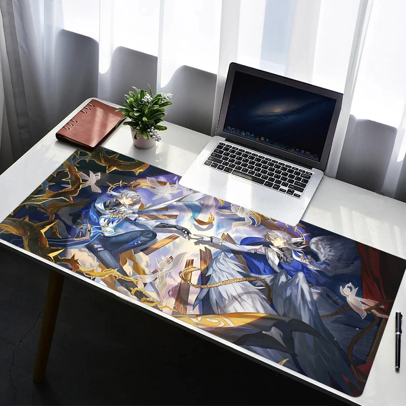 

Mouse Pad Laptop Rubber Extended Desktop Mat Computer Gamer Mousepad PC Honkai Star Rail Sunday Gaming Accessories Keyboard Pad