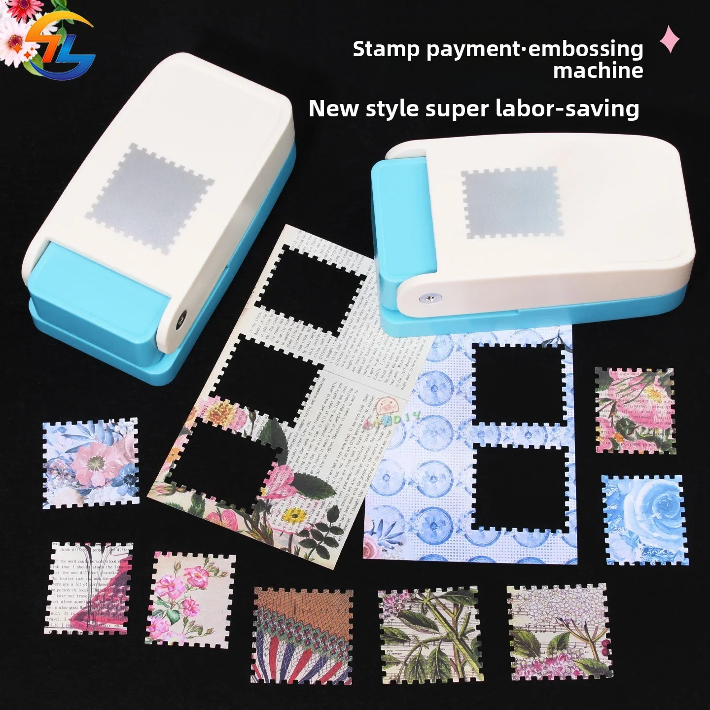 DIY Crafts Stamp Border Punch Handmade Embosser Stamp Embossing Machine Portable Exquisite Stamp Shape Punch