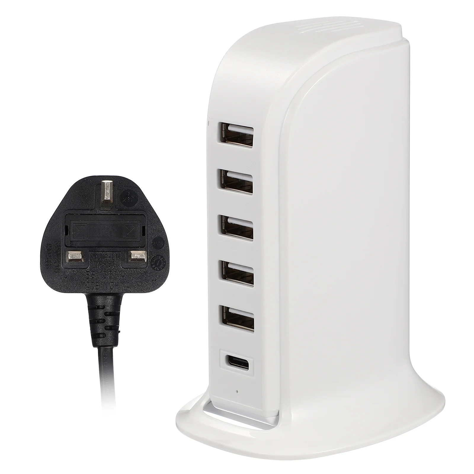 20 Sailing Boat Multi-port Block USB And Plug Charging Station Desktop Multiple White Chargers