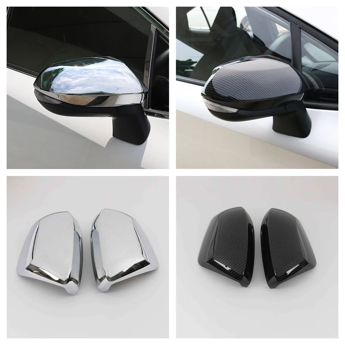 ABS Chrome For Toyota Corolla E210 2019 2020 2021 accessories Car Side Door rearview mirror cover Cover Trim Sticker Car styling