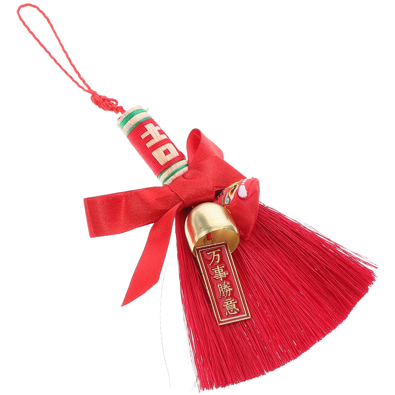 

Hanging Car Charm Rear View Mirror Pendant Elegant Tassel Door Handle Decor Versatile Car Accessories Women Interior Decoration