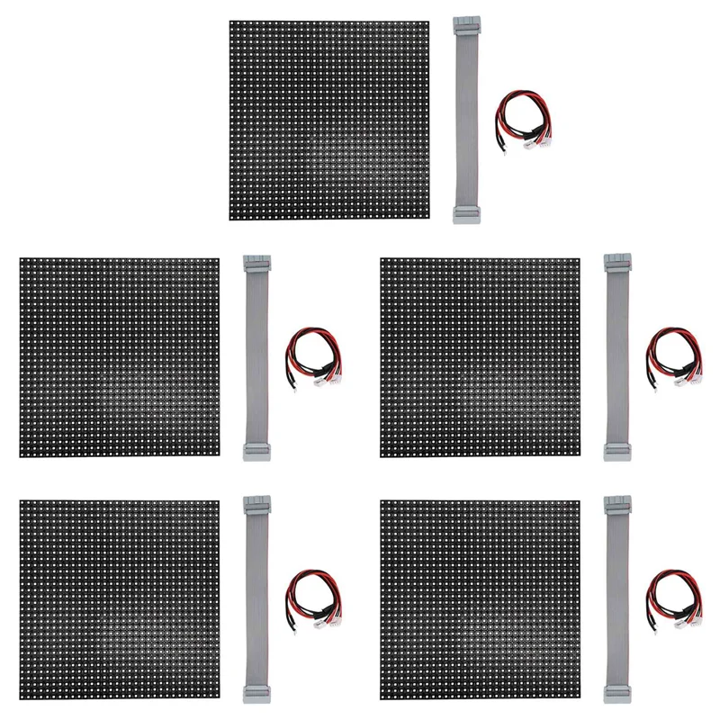 

5 шт. P6 наружная светодиодная панель экрана 32X32 пикселей светодиодный модуль дисплея 192X192 мм 1/4 сканирования RGB полноцветная светодиодная панель экрана