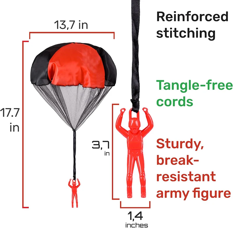 لعبة المظلة للأطفال ألعاب خارجية المظلة الطائرة للرجال، ألعاب داخل وخارجية هدايا للأطفال للأولاد والبنات من عمر 4 إلى 8 سنوات فريدة من نوعها