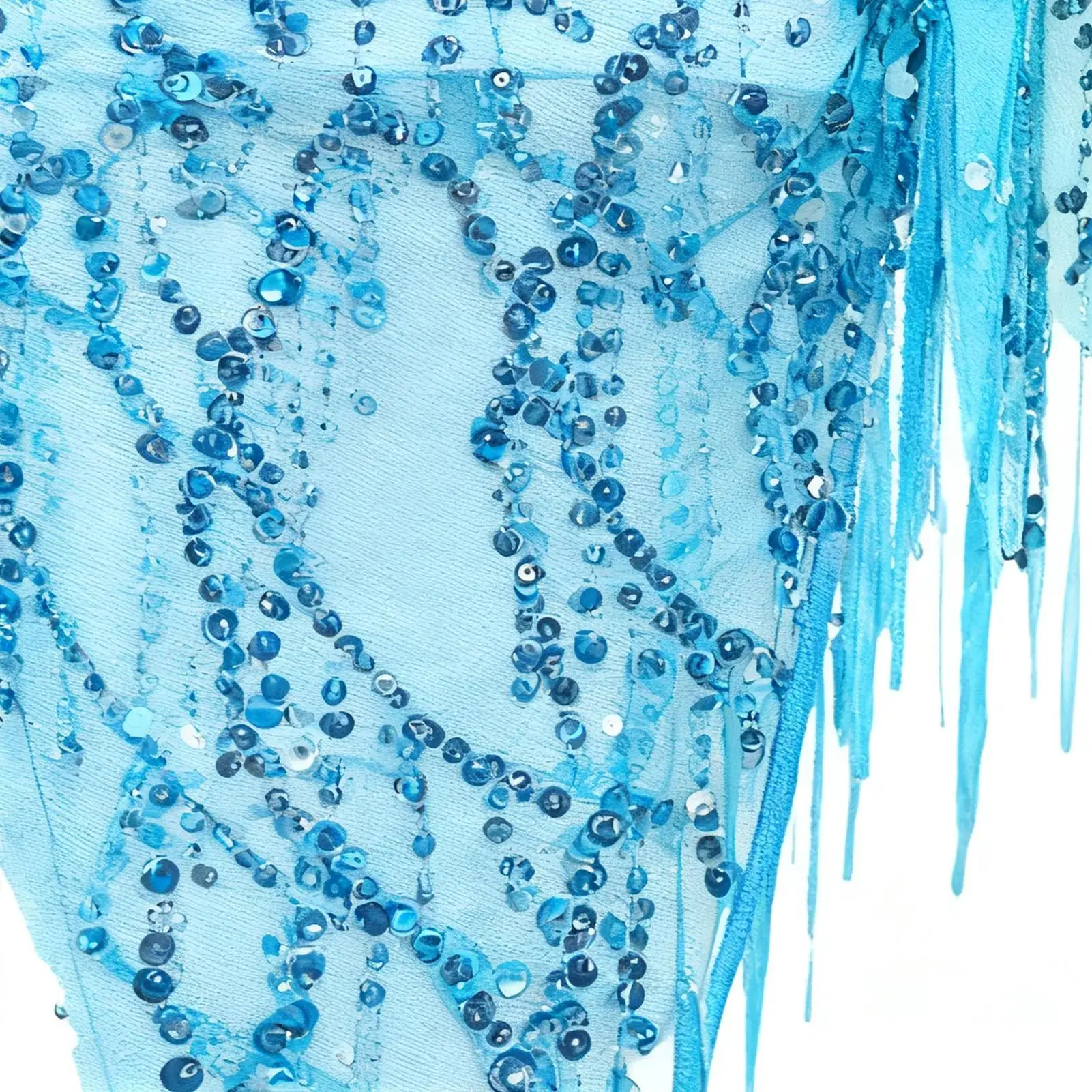 فستان حفلة للكلاب مع ترتر وسلسلة وشاح اهتزاز الورك تنورة رقص شرقي للكلب لأداء حفلات الجرو متوسطة الحجم #3