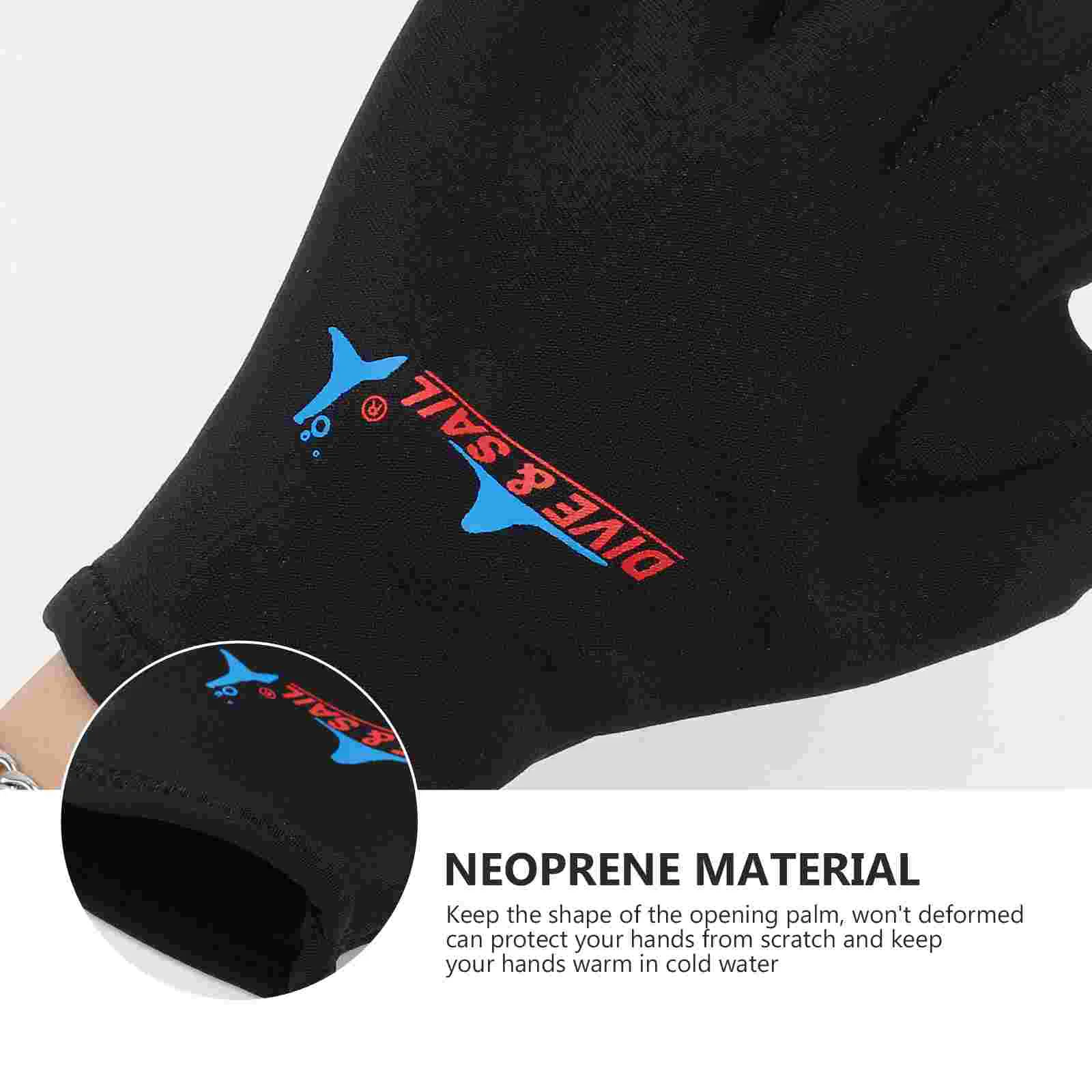 Gloves for Swimming Dumb Bells Diving Webbed Paddles Fingerless Man Accessories