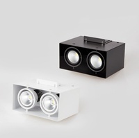 New square dimmable COB LED downlight 10W 15W 24W LED ceiling spotlight AC85~265V LEDceiling light warm/cool white indoor