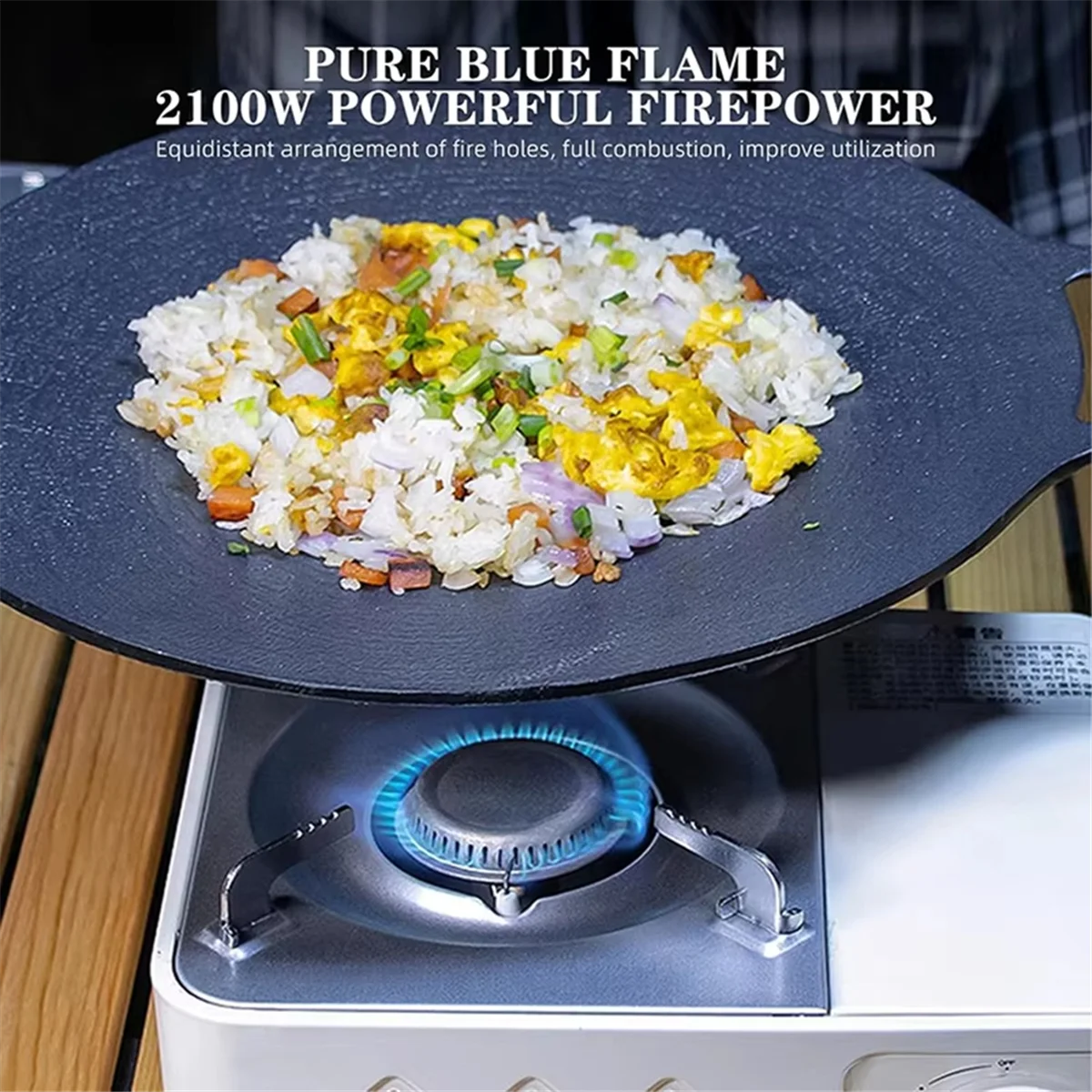 N18R Mini Cassette Stove Fire Piezo Ignition Cookware Portable Magnetic Canister Gas Stove Camping Outdoor Travel