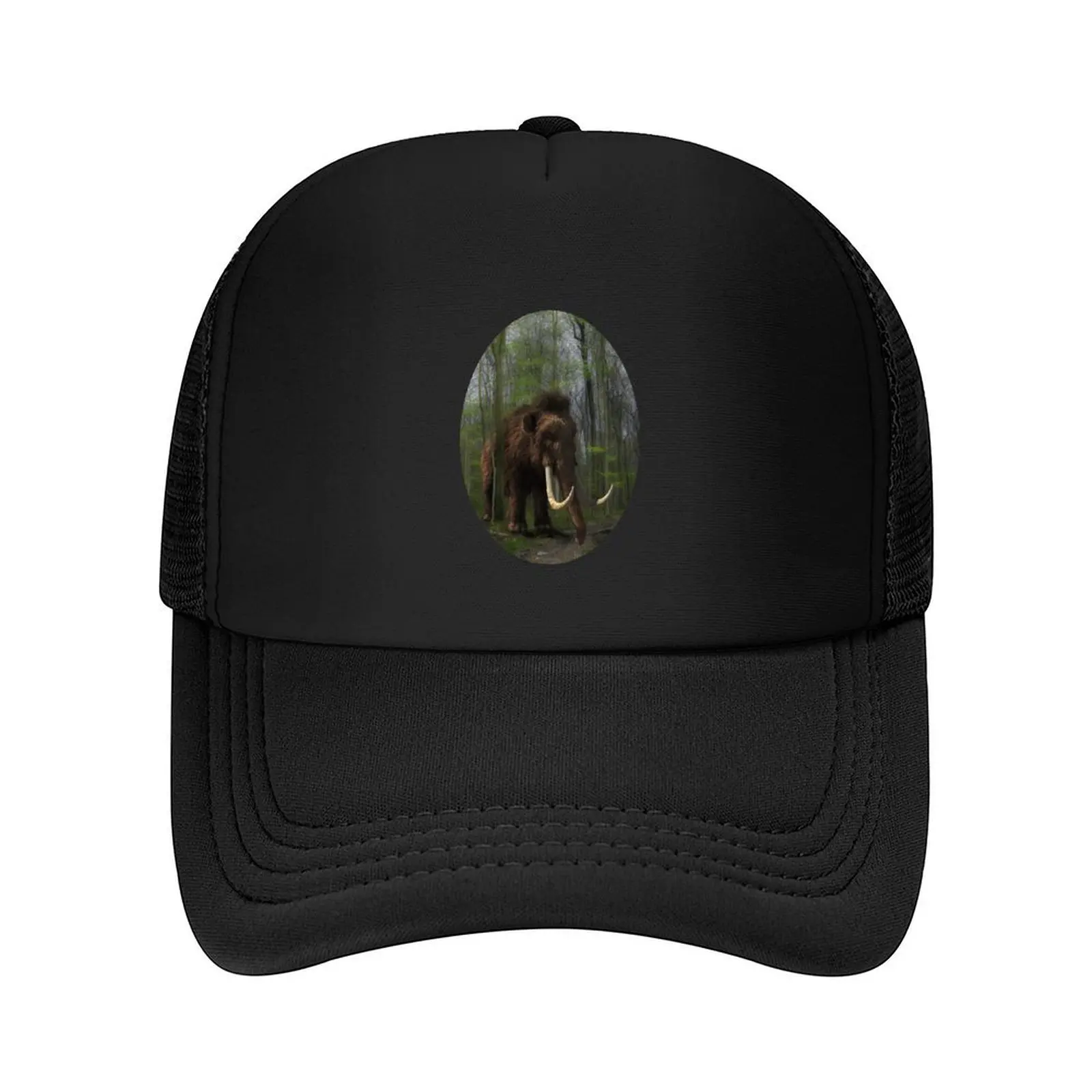 

Digital Art Wild Mammoth In A Forest Baseball Cap |-F-| Beach Outing Brand Man cap Women's Golf Wear Men's