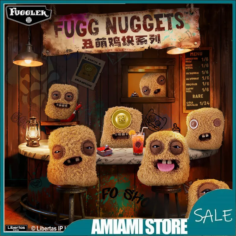 

Плюшевая игрушка Fuggler 8 см, серия «Уродливые милые куриные наггетсы», плюшевый брелок-монстр с зубами, подвеска для сумки, забавная модная кукла-украшение