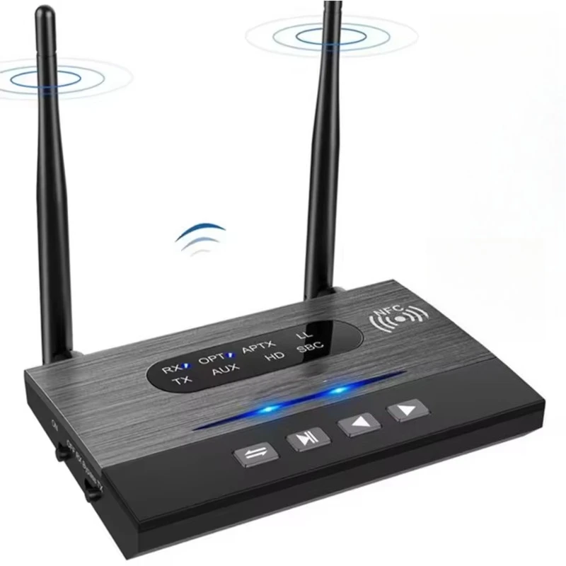 

80M CSR8675 Aptx low latency high definition Bluetooth 5.0 Audio Transmitter Receiver 3.5 mm 3.5 Car TV PC Wireless Adapter