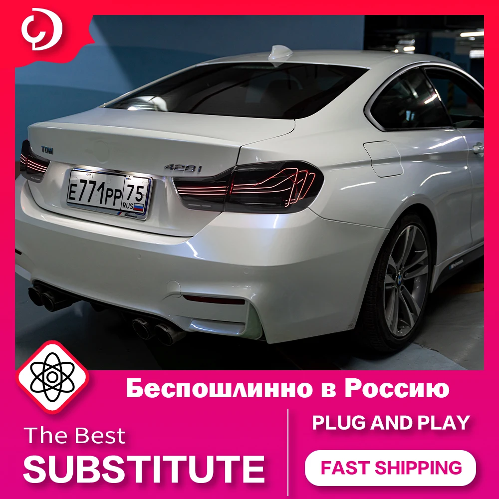 AKD Car Styling Taillights for BMW F32 4 Series 2013-2019 F36 F82 M4 LED Taillights DRL Rear Reverse Brake Light Accessories