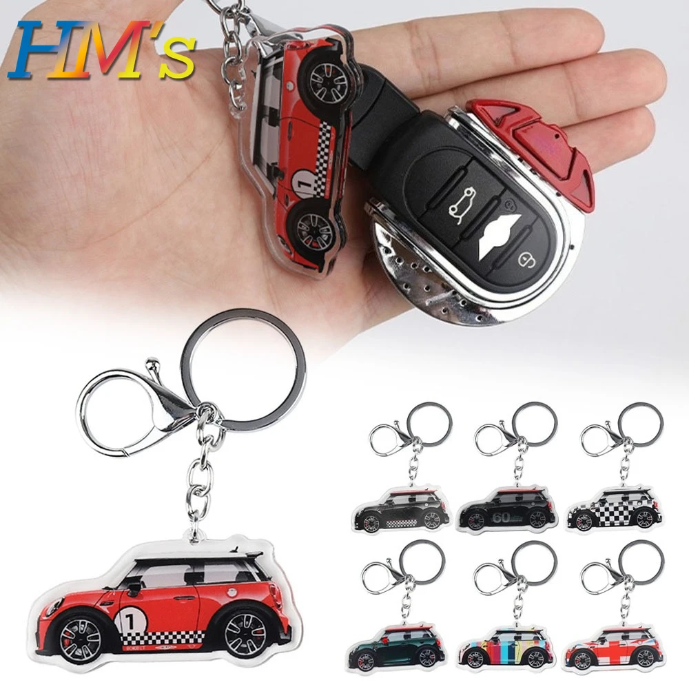 

Car Accessories Keychain Creative Personalised Decorative For Mini Cooper F55 F56 R56 R60 R61 Clubman Countryman Key Ring Holder