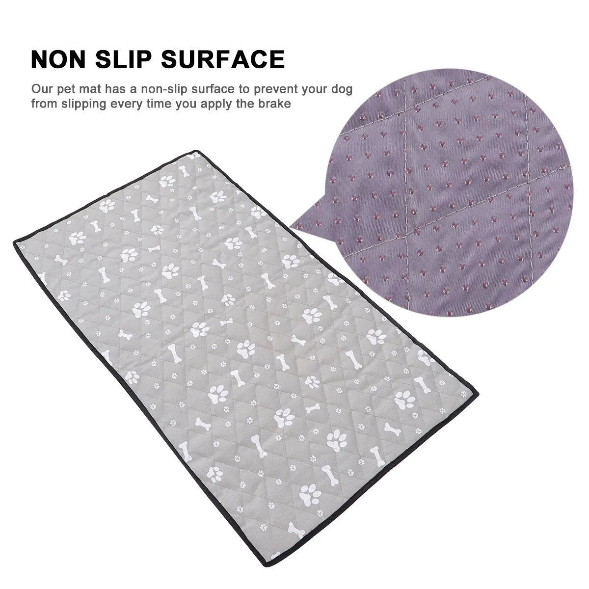 

Breathable Pet Car Mat Dog Seat Cover Non Slip Easy Clean Durability Machine Washable Quick Dry Fits Most Cars