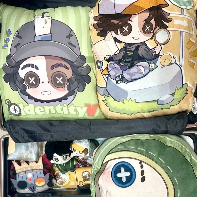 Echte Identiteit V Game Perifere Home Series Polyestervezel Q-versie Knuffelkussen Onzichtbare rits Kawaii Vriend Verjaardagscadeau