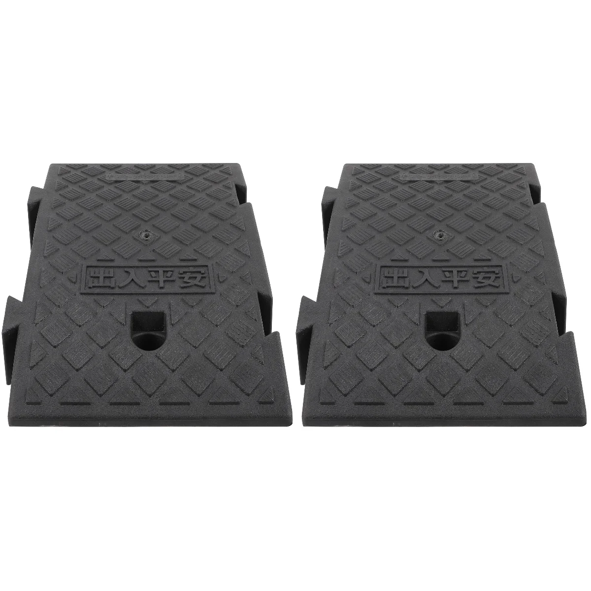 

2 шт., пластиковые рампы для подъема по порогу