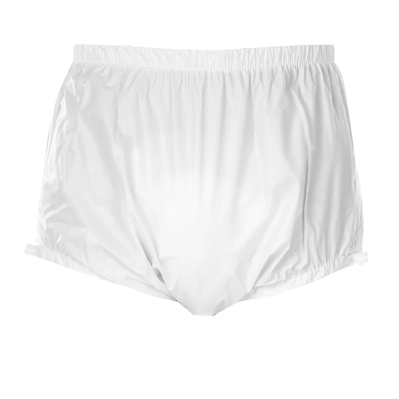 pvcパンツ、プラスチックパンツ、漏れ防止ボクサーブリーフ、防漏ブリーフ、生理用パンツ、脚のボタンでサイズ調整可能