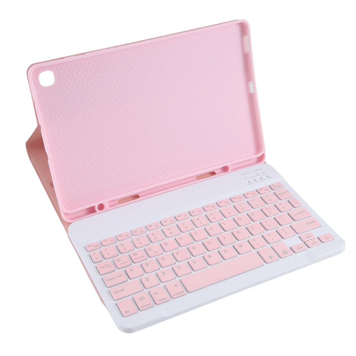 Tablet Cover for Samsung Galaxy Tab S6 Lite 10.4 Inch P610 P613 P615 P619 Bluetooth Keyboard Case with Keyboard Pink