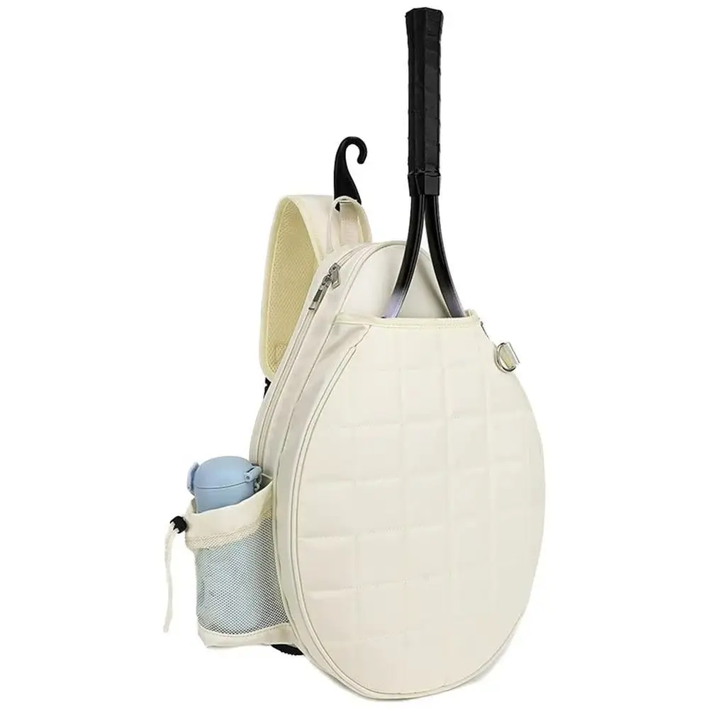 

Crossbody Tennis Racket Bag Adjustable Large Capacity Tennis Crossbody Bag Comfortable Straps with Water Bottle Holder