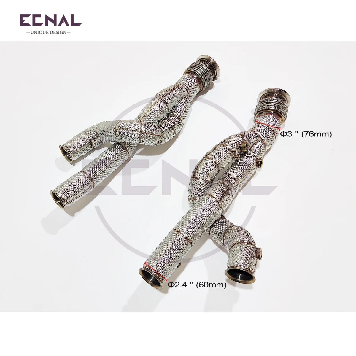 

Ecnal Exhaust System High Performance Equal Length Downpipe for Lamborghini Aventador SVJ LP770-4 LP780-4 2017+ Exhaust Pipe
