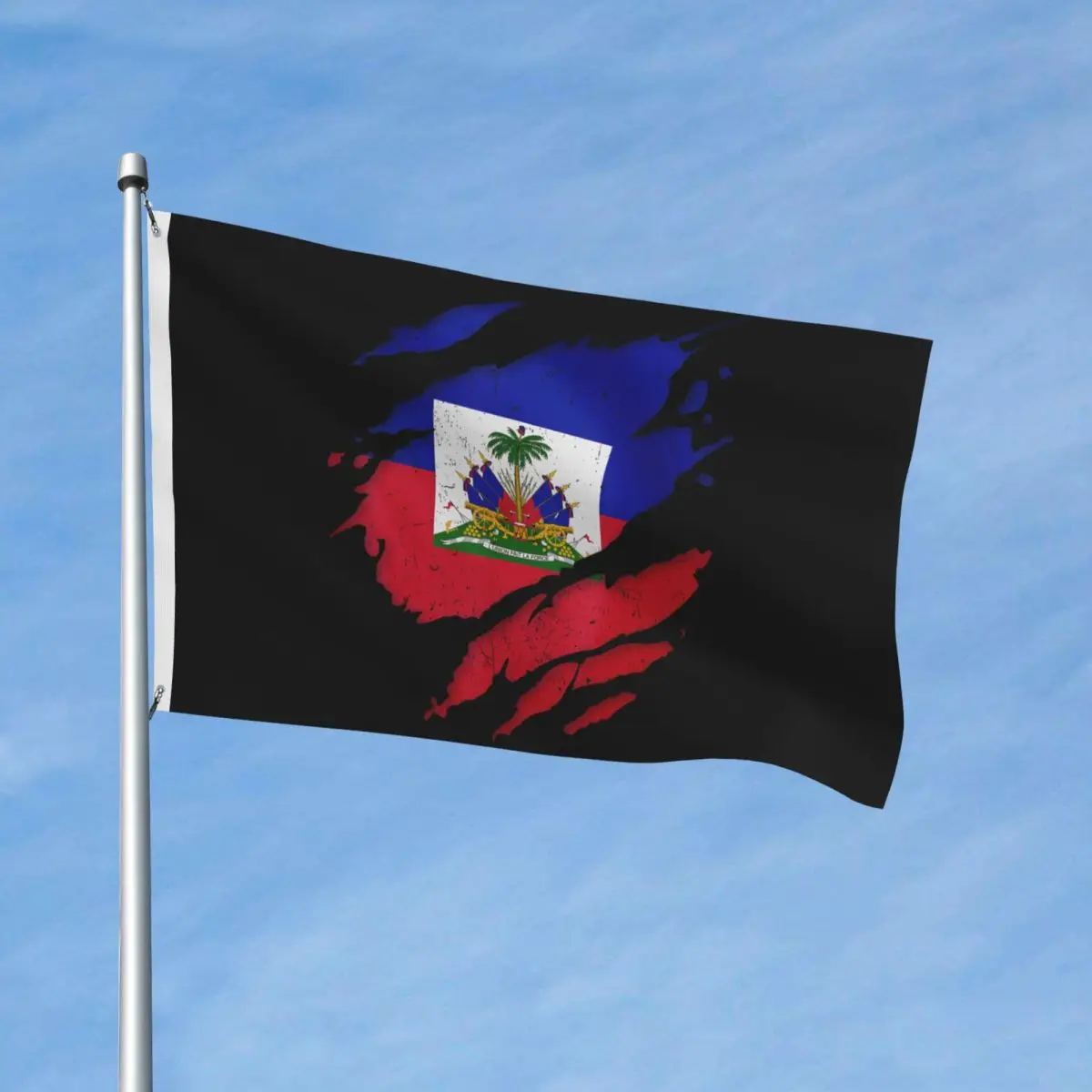 Haitian Flag Day First Black Republic Haiti Flag Hanging Banner For Festival Home Decoration 90X150cm Quality Flags