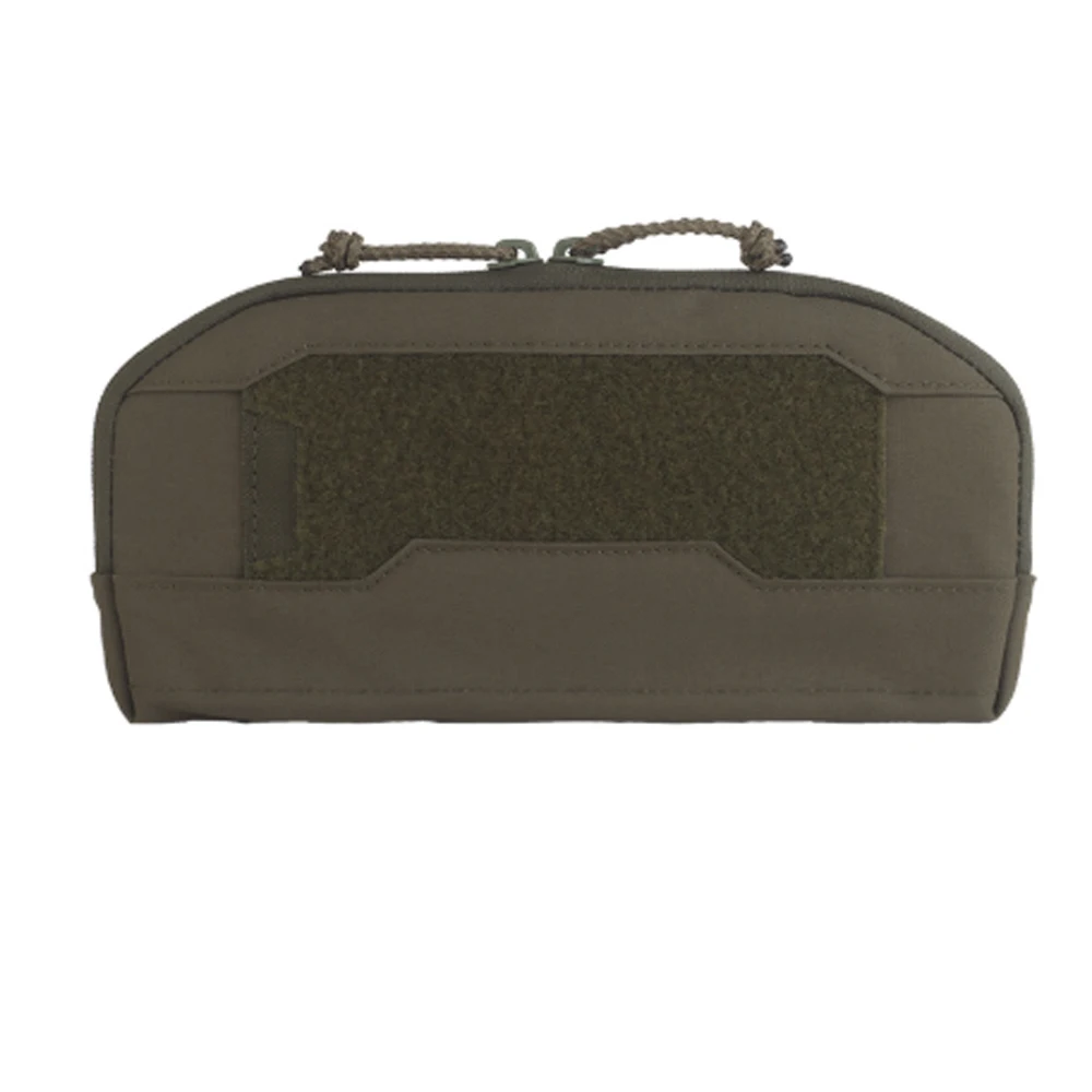 Tactical MOLLE Admin Pouch Modular GP Utility Pouch with Hook Loop Inserts Cord Loop Compact Organizer Bag for Outdoor Sports