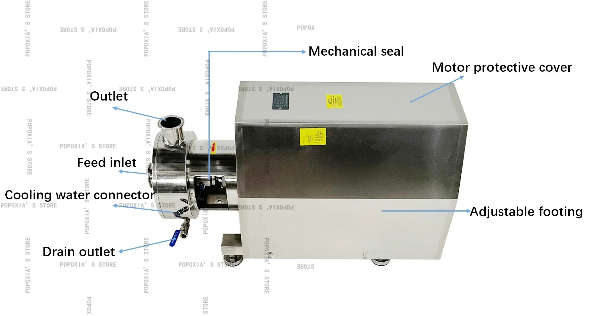 Excellent Quality Stainless Steel High Shear Homogenizer Mixer Pump for Shampoo