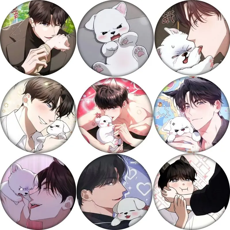 

58 мм корейский BL Manhwa Don't Provoke the Puppy косплей значок аниме брошь булавка аксессуары для одежды украшение рюкзака подарок