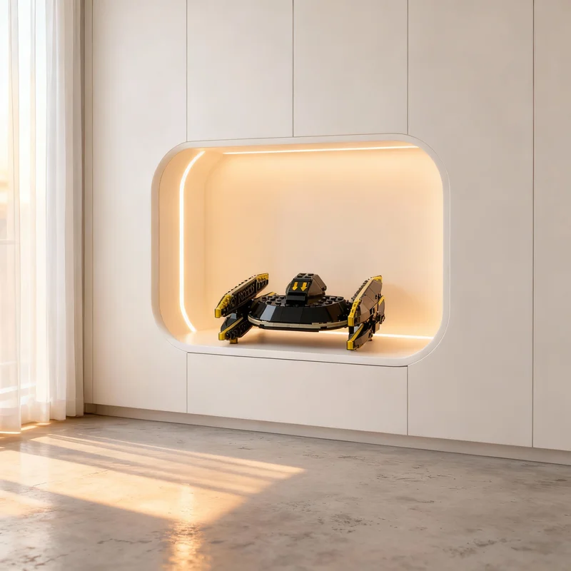 

194pcs MOC Droid Starfighter Space Blacktron I Model Building Blocks Christmas Gifts Toys Architecture Idea Education Brick