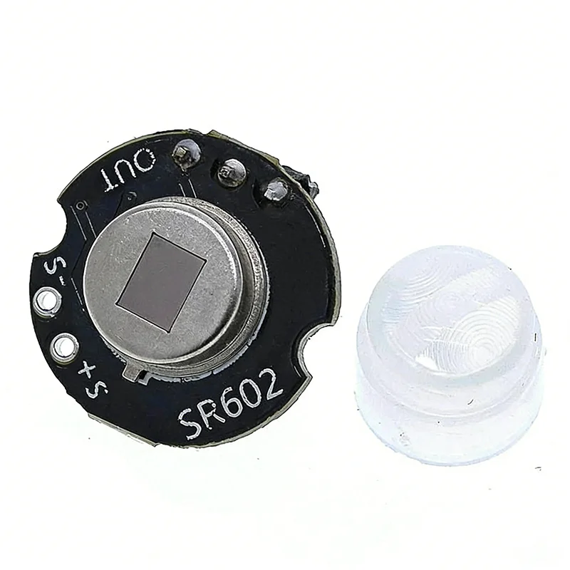 1/2/5pcs SR602 MINI Motion Sensor Detector Module Pyroelectric Infrared PIR Kit Sensory Switch Bracket for Arduino Diy With Lens