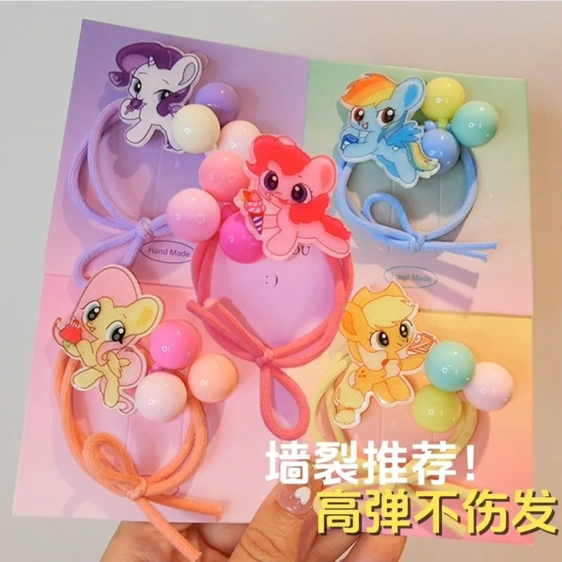 My Little Pony Cartoon Children's Rubber Band Headband Girls' Hair Accessories Does Not Hurt Hair Cute Headband Birthday Gift