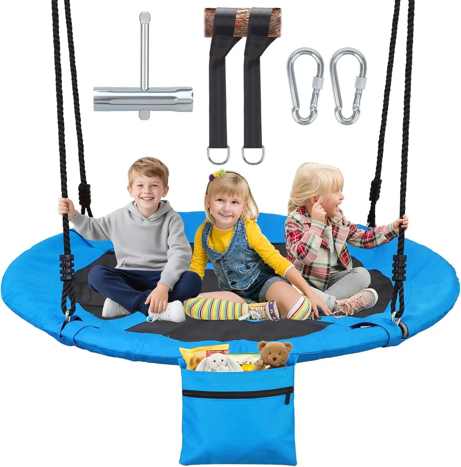 

Уличные качели-диск для взрослых, 40 дюймов, 900 фунтов | Поясные подтяжки-шорты с карманами на молнии и ремнями (темно-синие)