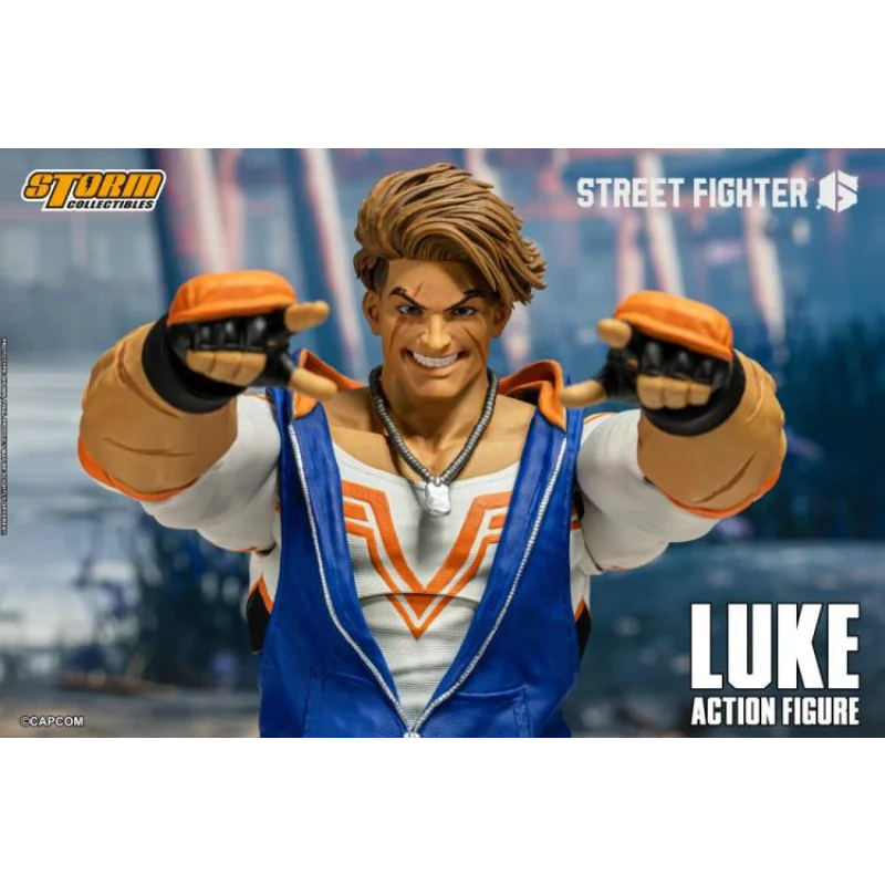 【Na Stanie】Figurka akcji Storm Toys ST Street Fighter Street Fighter 6 Luke 1/12