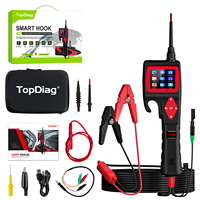 TopDiag Jdiag P200 12V 24V SMART HOOK Power Probe Car Circuit Analyzer Tester Digital Test Electrical System Detector Multimeter
