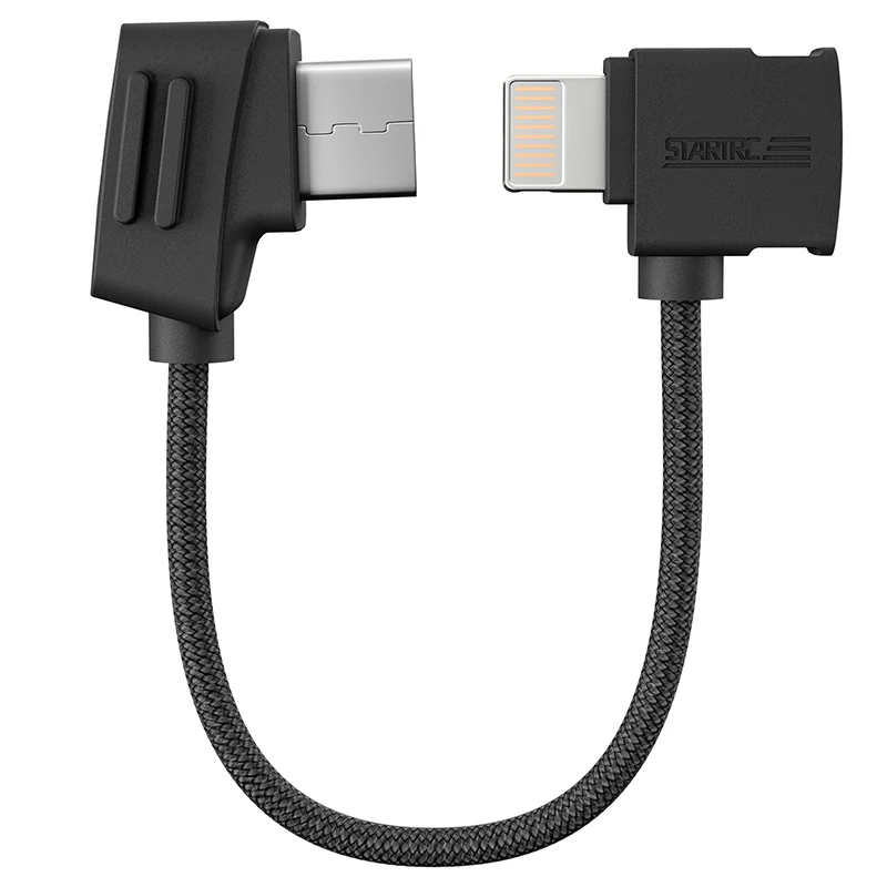 Cable de datos Lightning de 4 pulgadas Micro a tipo C para DJI Mavic 2/Air/Pro/Mini 1 SE, extensión de Dron, conexión de teléfono, Cable de control remoto