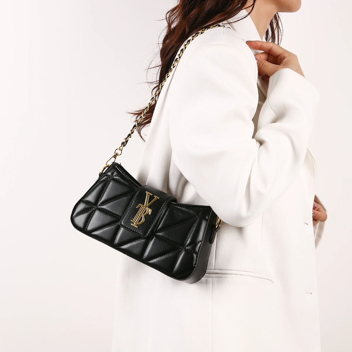 

New Casual Messenger Bag Luxury And Fashionable Women's Chain Strap Shoulder Bag Vintage Paris Fashion Commuter Tote