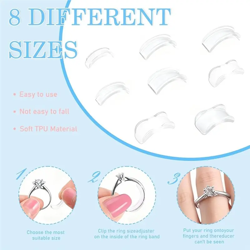 ABRW-Finger Sizer Mandrel Kit With Ringsizer Measuring Tool, Gauges, Spacers For Loose Rings For Jewelry Repairing