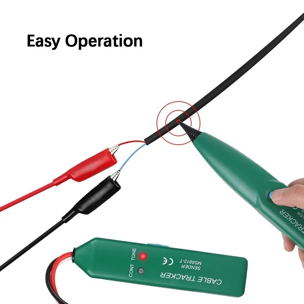 Network Cables Verifying Wire Tracker Network Neutral Tester Tool Breakpoint Location Diagnose MS6812 Cable Tracker Tester